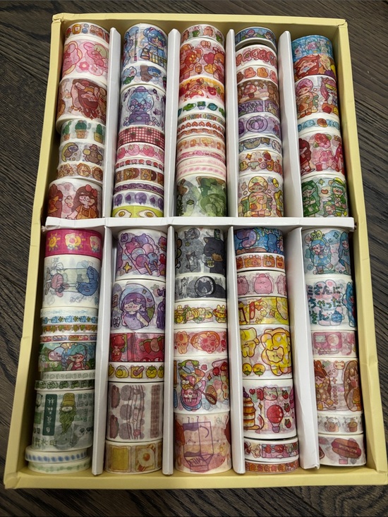 Other - Box of 20+ Decorative Washi Tape Variety Pack - Colourful Cute Journaling Kawaii